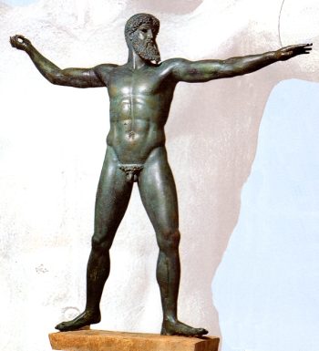 The Poseidon of Artemision – bronze