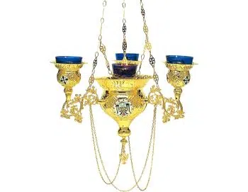Byzantine Oil lamp Chandelier