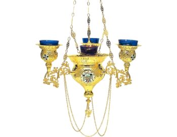 Byzantine Oil lamp Chandelier
