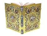 Greek Orthodox Icon Motive Gospel Book Cover