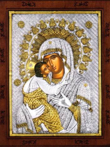 Theotokos Glykophilousa – Virgin Mary kissing Jesus affectionately