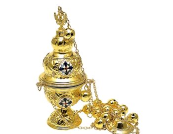 Greek Orthodox Enamel Incense Burner