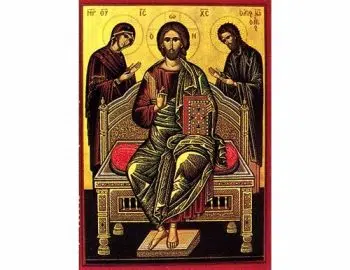 Deisis – Jesus Christ with Virgin Mary & St. John