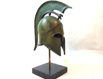 Spartan Helmet with snake crest