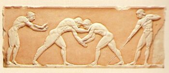 Olympian Wrestlers Relief