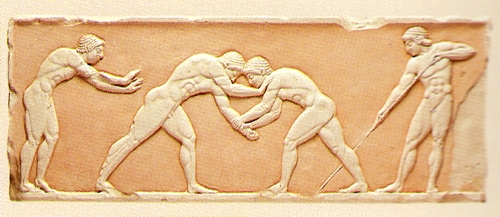 425Lx-1.jpg Olympian Wrestlers Relief