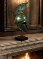 Thracean Full Size Helmet with griffin crest - Image 3