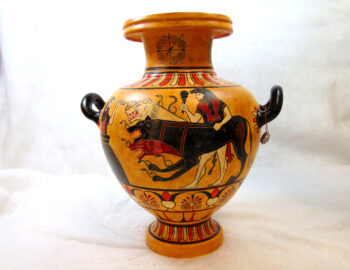 Black figured Caeretan Hydria