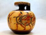 Black figured Aryballos - Image 3