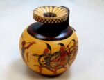 Black figured Aryballos - Image 2