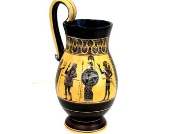 Black figured Oinochoe