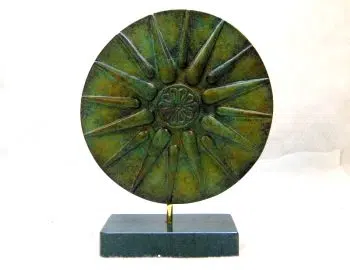 Vergina Sun Bronze Plate