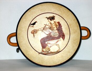 Red figured White ground Kylix