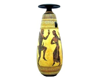 Black figured Alabastron