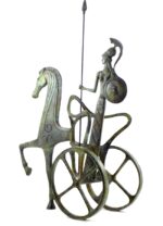 Chariot with goddess Athena - large - Image 3