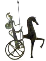 Chariot with goddess Athena - large - Image 2