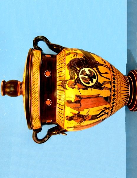 Black figured Chalkidian krater