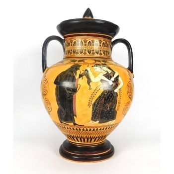 Black figured Attic Amphora