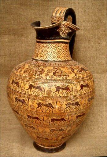 Geometric Rhodian oinochoe