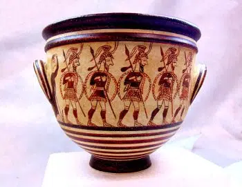 Mycenaean krater – “The Vase of the Warriors”