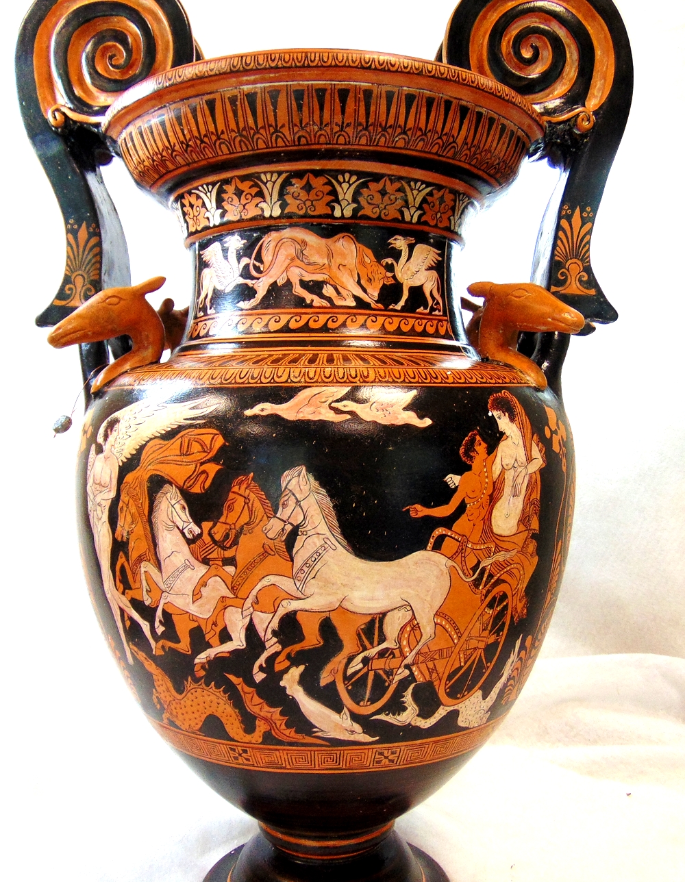 715a.jpg Red figured Amphora with dolphin grips