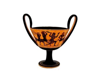Black figured Kantharos