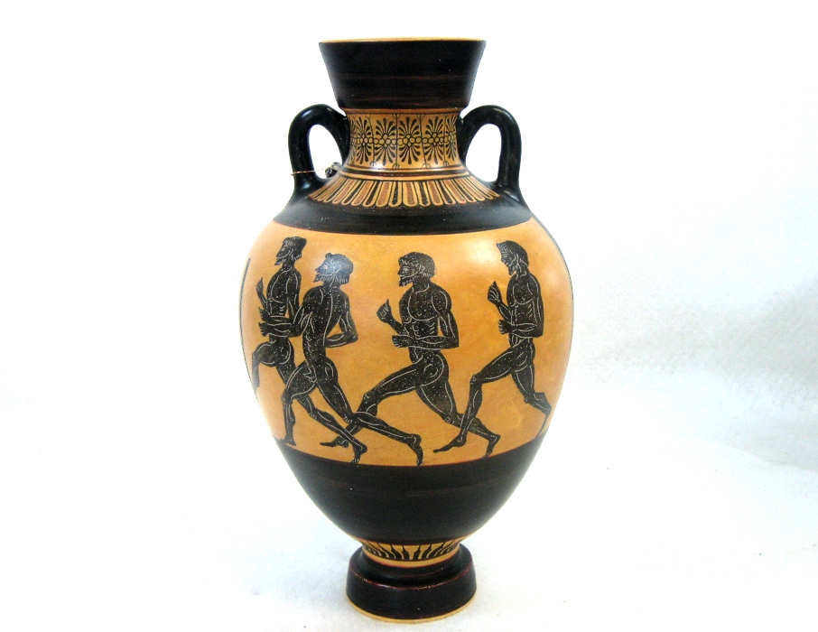919b.jpg Black figured Panathenaic Amphora