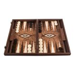 Walnut tree root Backgammon set