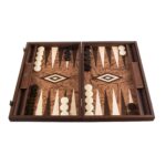 Walnut tree root Backgammon set