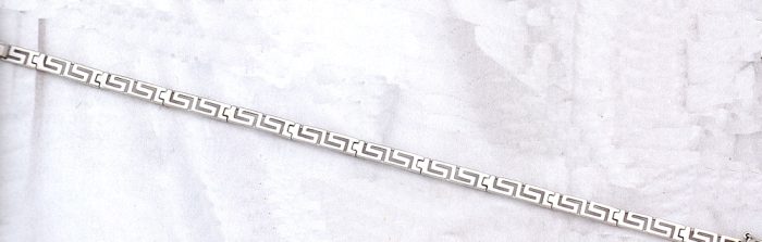 Greek Key Meander Bracelet – 6.5 in.