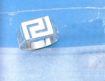 Greek Key Meander Ring