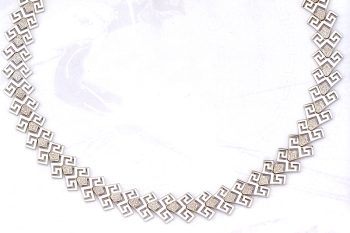 Greek Key Meander Necklace