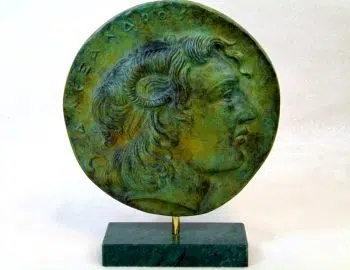 Alexander the Great Bronze Plate