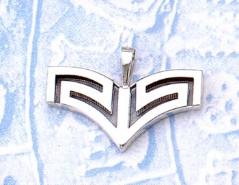 Greek Key Meander Pendant