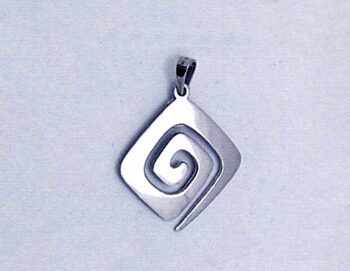 Greek Key Meander Pendant