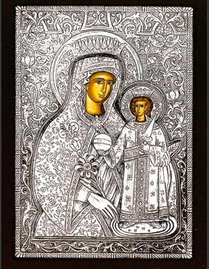 Virgin Mary with the Amaranth Rose