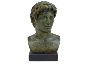 Apollo bronze bust
