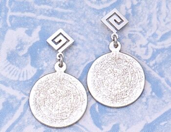 Phaistos Disk Earrings