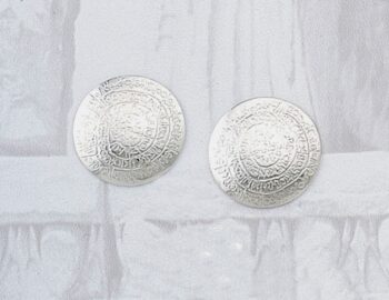 Phaistos Disk Earrings with clip