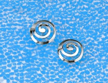 Spiral Greek Key Earrings