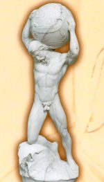 Atlas carrying the globe – size 2