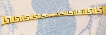 Greek key watch band