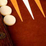 Natural Leather Backgammon set - Image 4