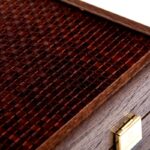 Natural Leather Backgammon set - Image 5
