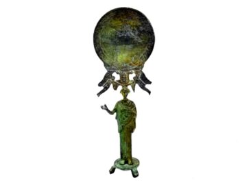 Ancient Greek Bronze Mirror – large