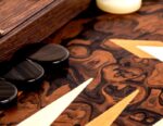 California Walnut burl Backgammon set - Image 6