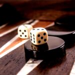 Walnut burl & Pearl Backgammon set - Image 7