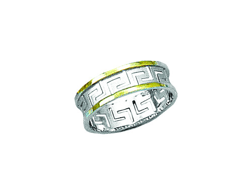 d226.jpg White Gold Greek Key Wedding Ring