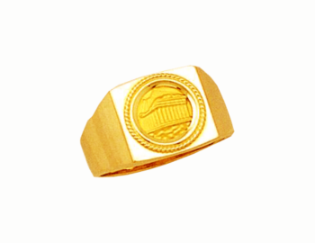 Gold Parthenon of Acropolis ring