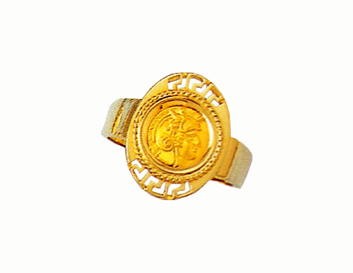 d387.png Gold Alexander the Great ring